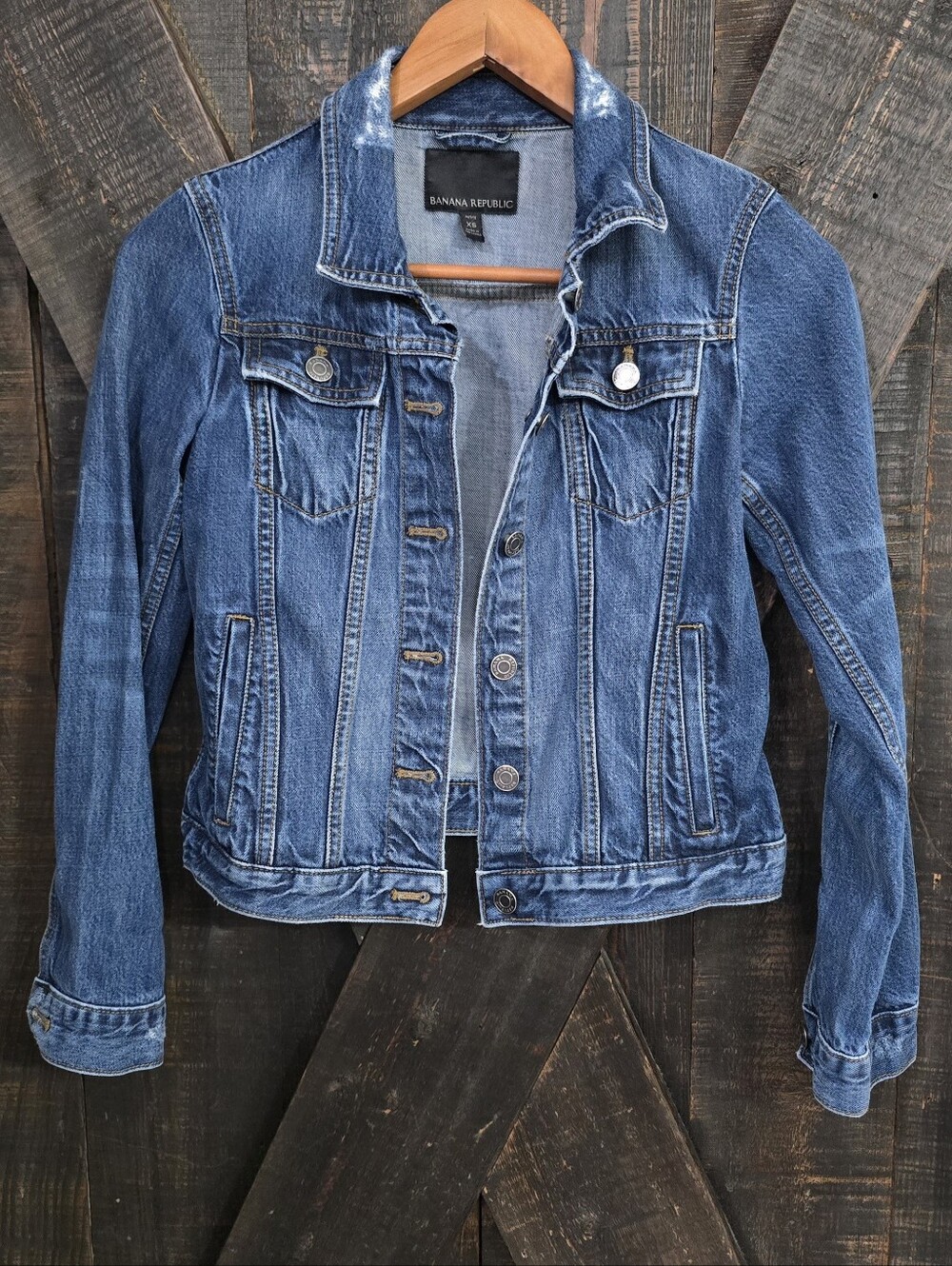 Banana Republic Medium Blue Denim Jean Jacket XS